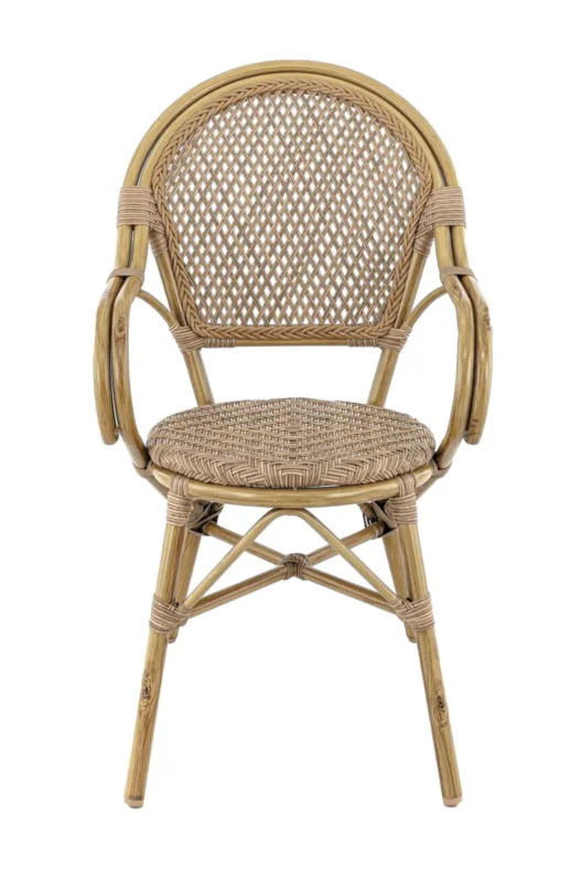 Acheter Direct Fauteuil de terrasse noisette 93x56x63 cm Rochelle Flexmob