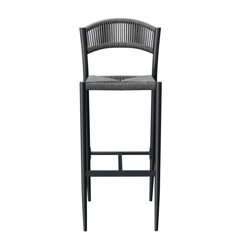 Tabouret de bar gris anthracite 104x46x58 cm Breda Flexmob Prix Bas
