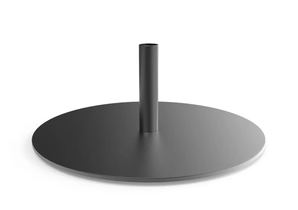 Marque Pied base pour lampadaire rond noir graphite Ø 38 cm Paranocta