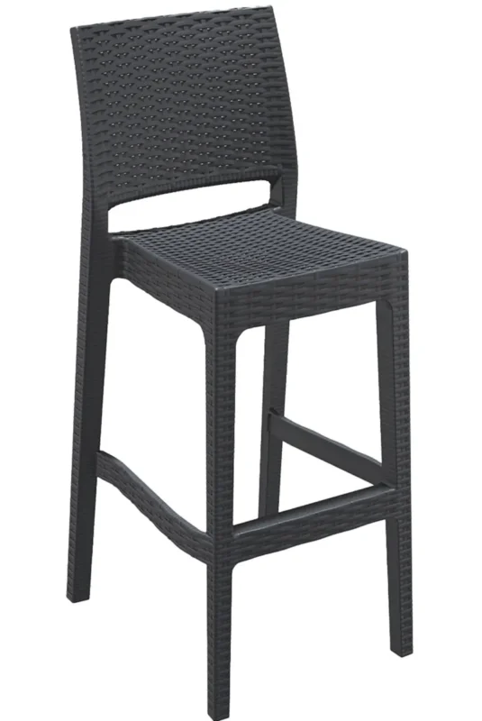 Tabouret de bar gris foncé 108x40x51 cm Jamaica Flexmob Retour Gratuit