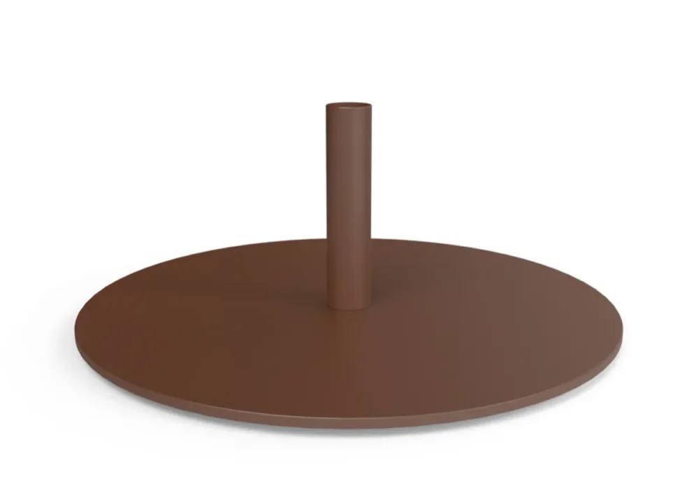 Pied base pour lampadaire rond rouille Ø 38 cm Paranocta Commander Vite