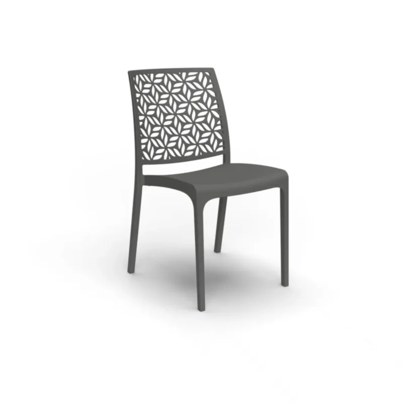 Fauteuil d'extérieur gris graphite Commander Vite