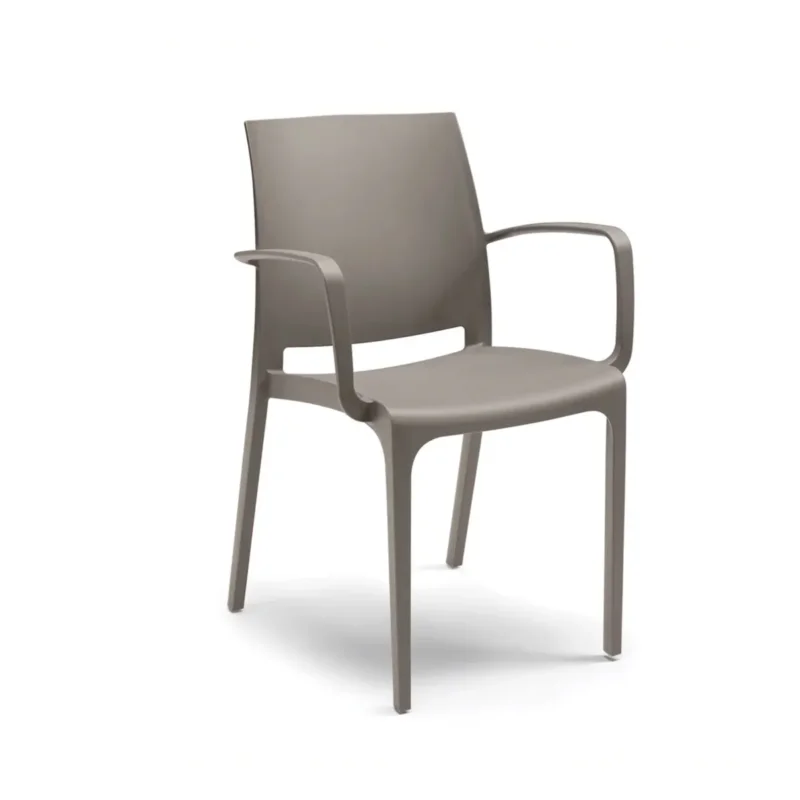 Fauteuil d'extérieur taupe Usine Directe