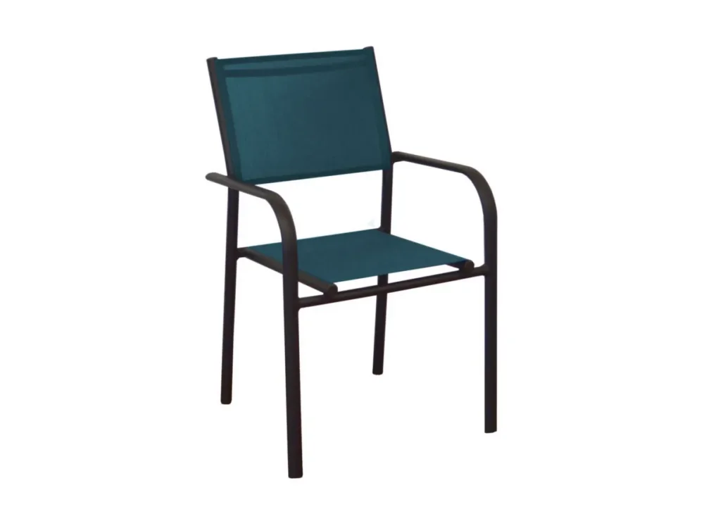 Pas Cher Fauteuil d'extérieur bleu foncé