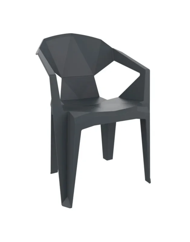 Commande En Gros Fauteuil d''extérieur gris anthracite