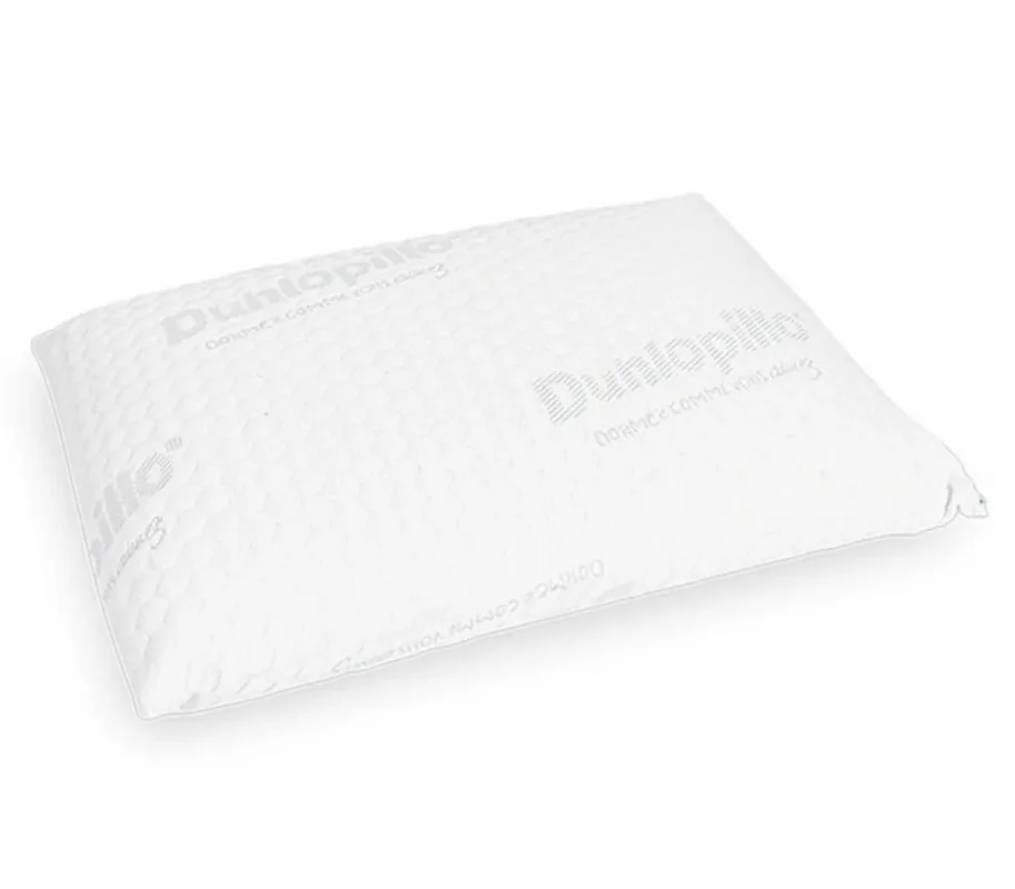 Oreiller à mémoire de forme 60x60 cm blanc Ibiza Dunlopillo Prix Cassé