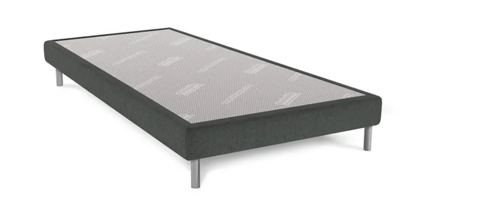Solde Sommier à latte fixe 1 cadre ferme 200x80x15 cm aluminium Tradisom Dunlopillo