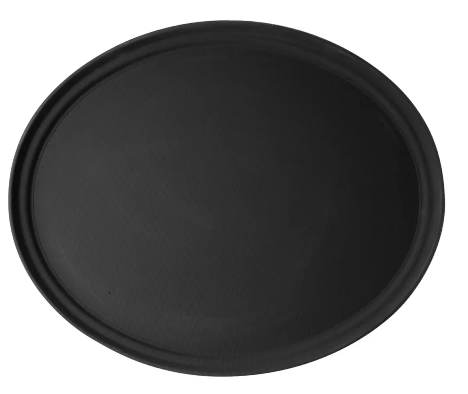 Plateau anti-dérapant fibre de verre noir 68,5x56 cm Camtread Cambro Certifié