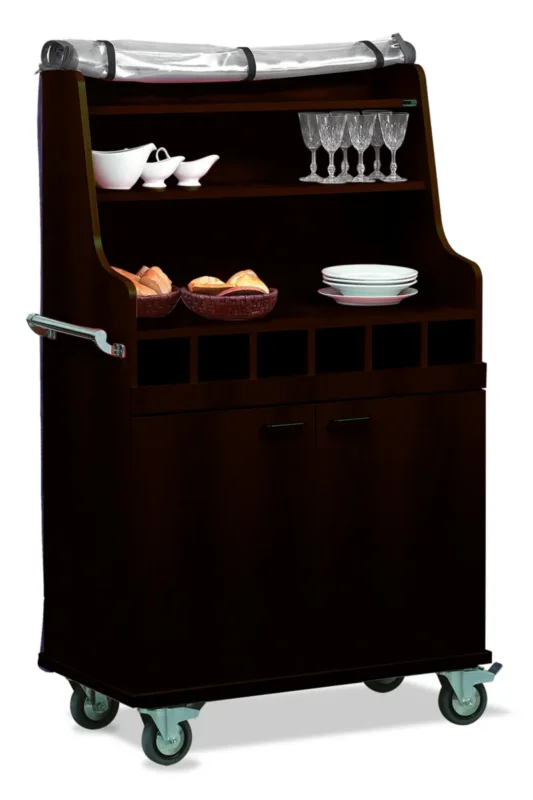 Prix Bas Vaisselier marron bois Rocam