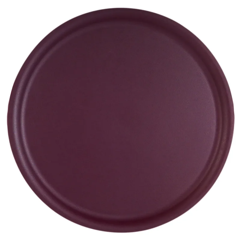 Plateau polyester prune Ø 45 cm Limo Platex Authentique