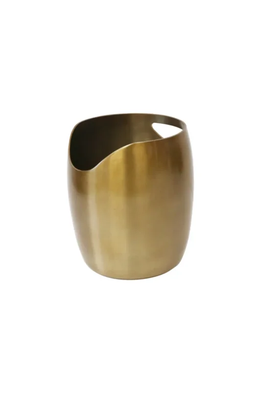Authentique Seau à champagne or Ø 18 cm 21 cm Audrey Pintinox