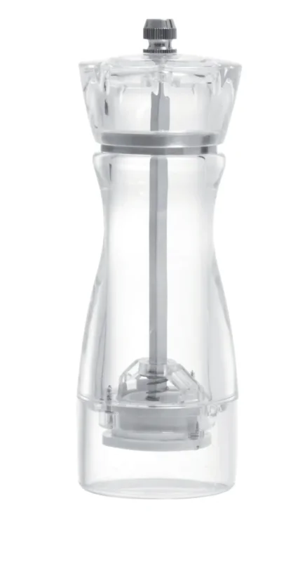 Moulin à poivre transparent Ø 5 cm 15 cm Spice Pro.mundi Offre Exclusive