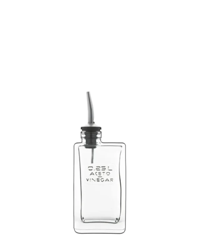 Vinaigrier transparent 7,4x5x14,3 cm Optima Luigi Bormioli Réduction