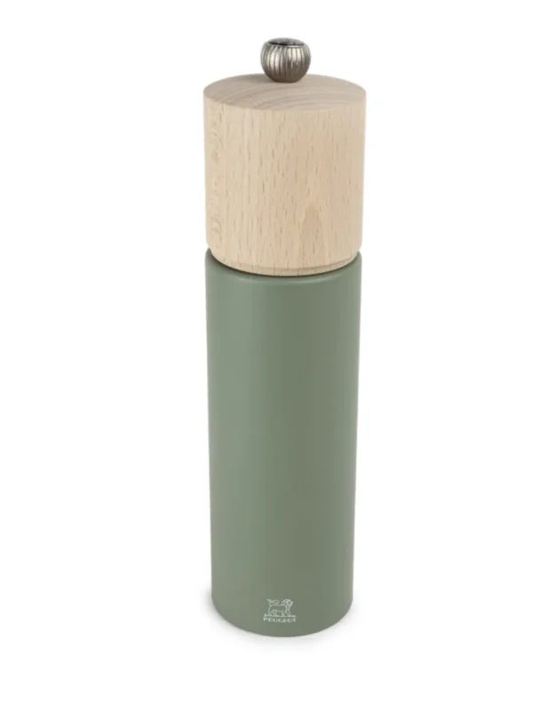 Moulin à poivre droit vert fougère Ø 5,4 cm 21,5x5,4x5,4 cm Boreal Peugeot Saveurs Soldes