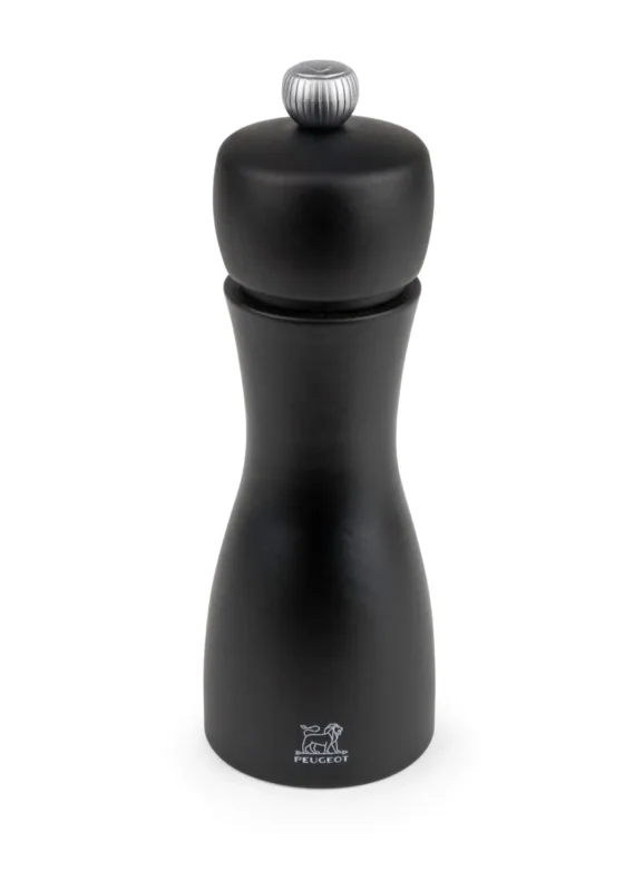 Moulin à poivre noir Ø 5,2 cm 15,5 cm Tahiti Peugeot Saveurs Nouvelle Collection