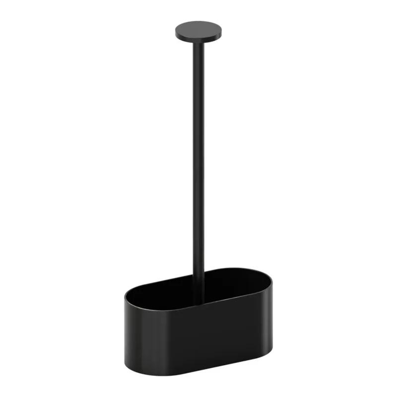 Dernière Chance Support pour ménagère 2 pièces noir 14,5x7x30 cm The Grid Aps