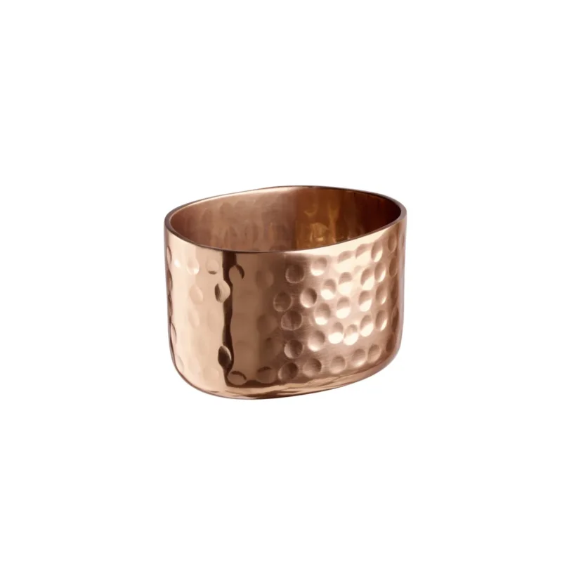 Paiement Sécurisé Corbeille martelée cuivre aluminium 8,5x6,5x5,5 cm Craft Aps