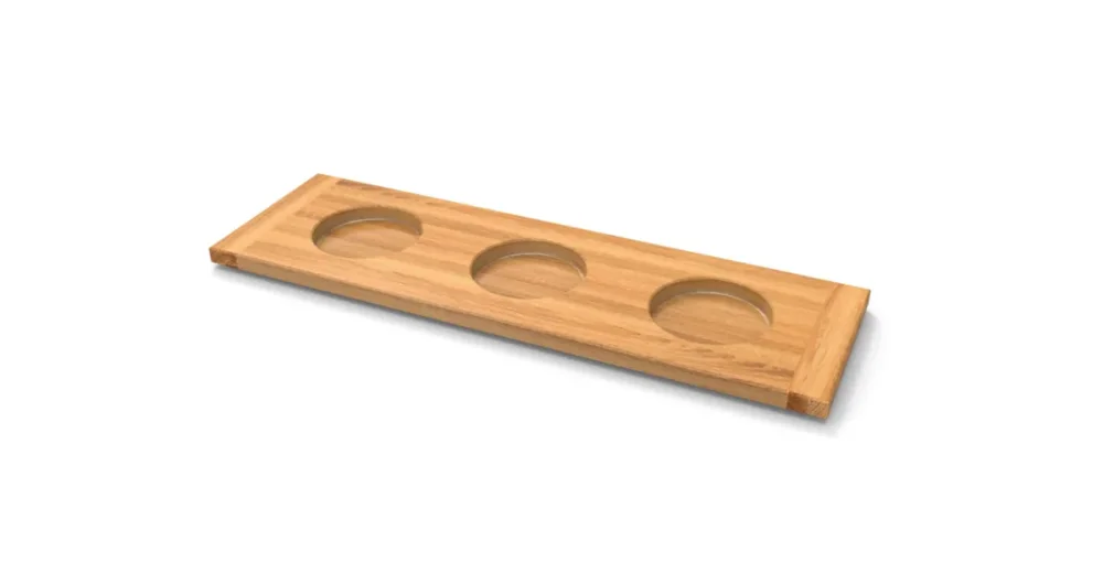Haute Qualité Socle pour carafe chêne 53x16,3x2 cm Flow Craster