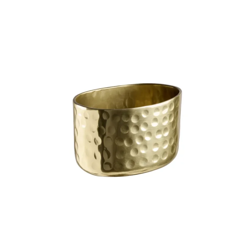 Corbeille martelée or aluminium 8,5x6,5x5,5 cm Craft Aps Promotion