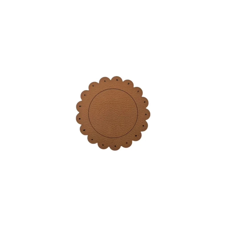 Sous verre camel PVC Ø 12 cm Flower Sonolys Meilleur Prix
