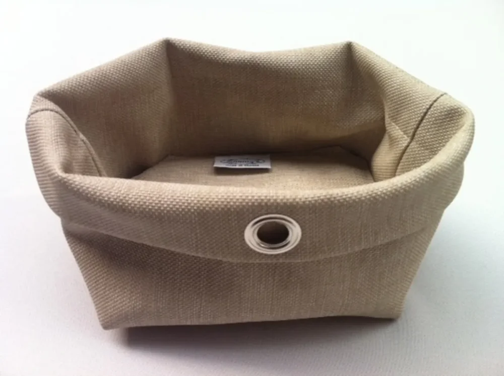 Panière rond beige PVC 12,5x9x11 cm Sonoclean Sonolys Commander Maintenant