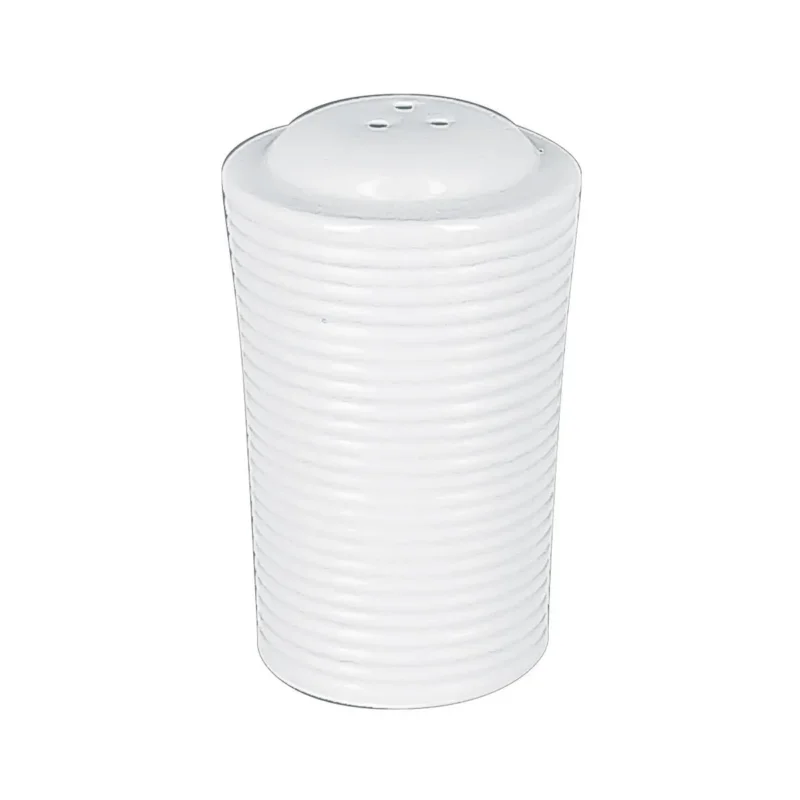 Solde Salière blanc porcelaine vitrifiée Ø 4,3 cm EvolutionRak