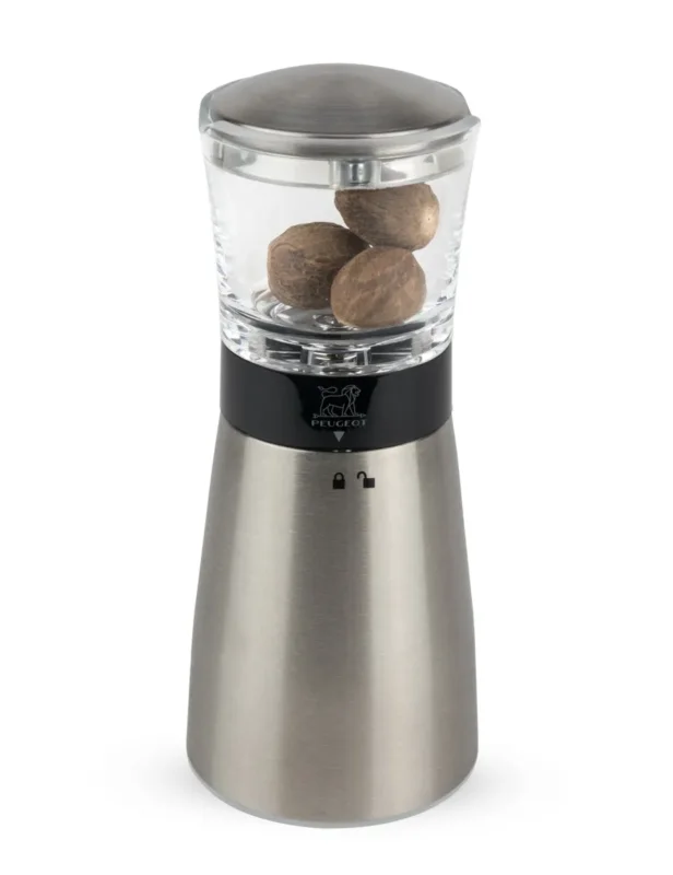 Moulin à muscade Inox Ø 6,5 cm 15,6 cm Daman Peugeot Saveurs Livraison Express