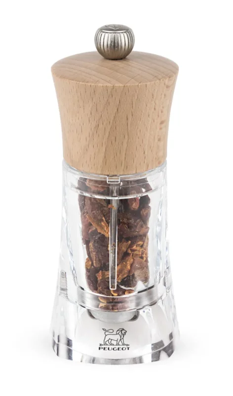 Moulin à piment transparent Ø 7 cm 14 cm Oleron Peugeot Saveurs Achetez Aujourd’hui