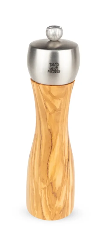 Moulin à sel droit Olivier 20 cm Fidji Peugeot Saveurs Dernière Chance