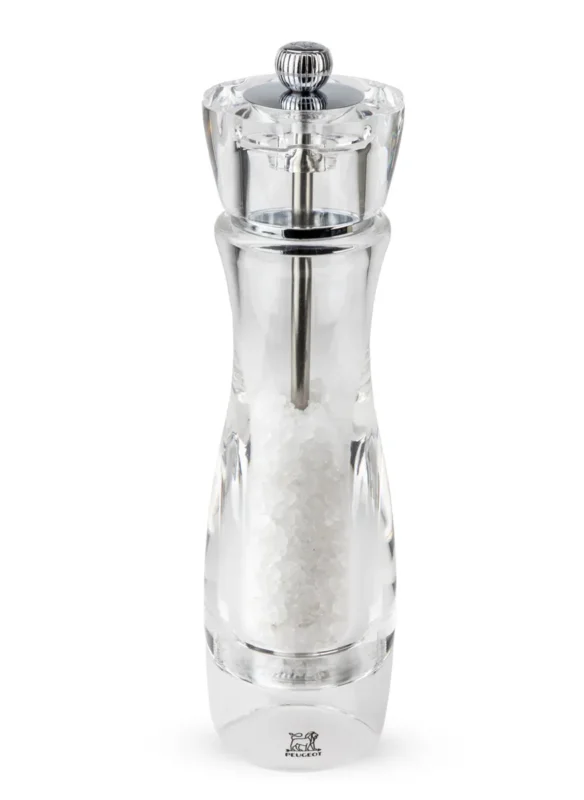 Moulin à sel droit transparent 23 cm Vittel Peugeot Saveurs Seulement Aujourd’hui