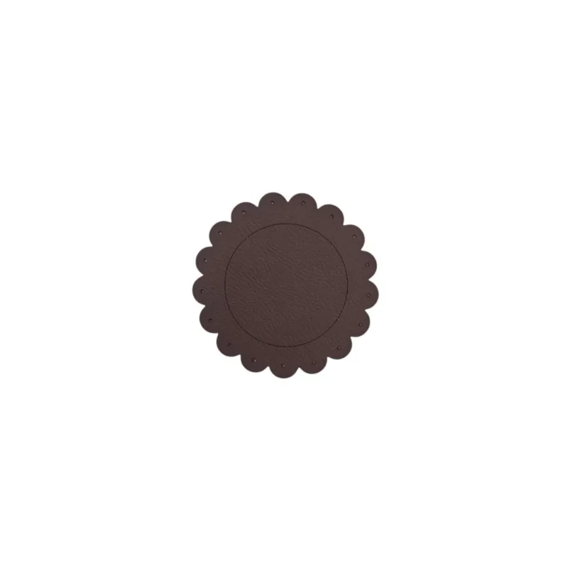 Promotion Sous verre chocolat PVC Ø 12 cm Flower Sonolys