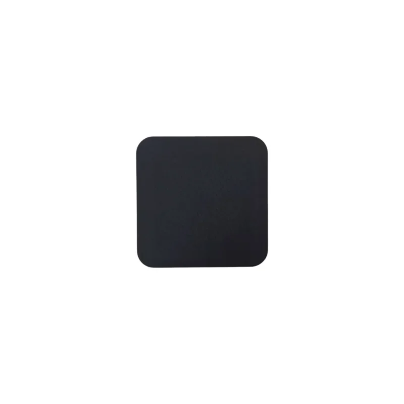 Sous verre carré noir PVC 11x11 cm Sonolys Acheter Direct