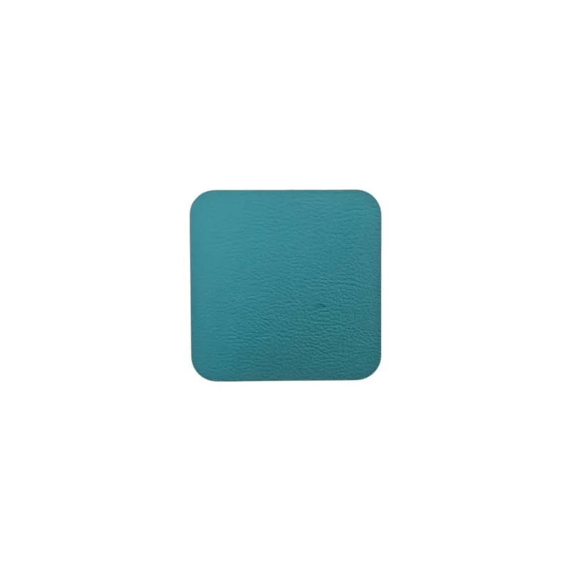 Vente Directe Sous verre carré vert émeraude PVC 11x11 cm Sonolys