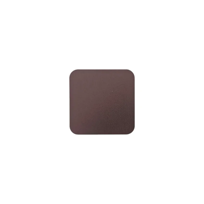 Bon Plan Sous verre carré chocolat PVC 11x11 cm Sonolys