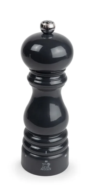 Moulin à poivre rond noir Ø 5 cm 18x5,9x5,9 cm Paris Rama Peugeot Saveurs Offre Limitée
