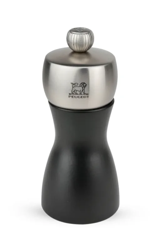 Meilleur Choix Moulin à sel droit noir 12 cm Fidji Peugeot Saveurs