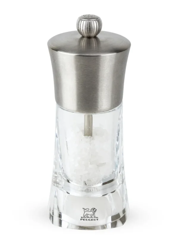Top Vente Moulin à sel droit Inox 14 cm Ouessant Peugeot Saveurs