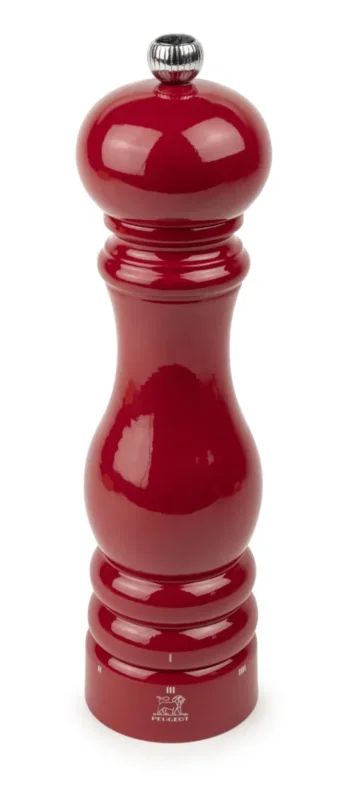 Moulin à sel humide rouge Ø 5,9 cm 22 cm Paris Peugeot Saveurs Achetez Aujourd’hui