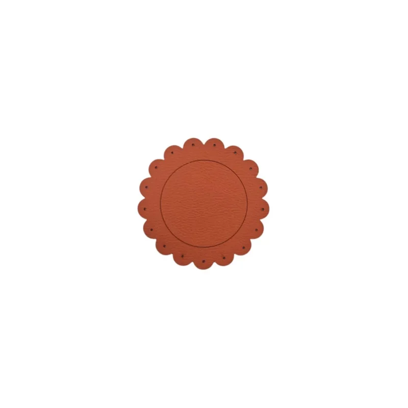 Sous verre tomette PVC Ø 12 cm Flower Sonolys Authentique