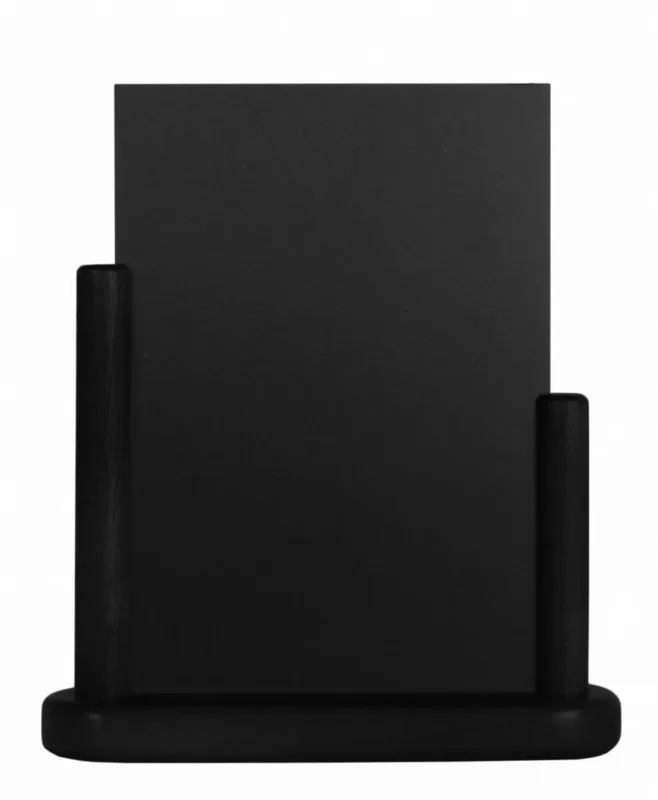 Chevalet de table rectangulaire noir 23x20x6 cm Classique Securit Expédition Rapide