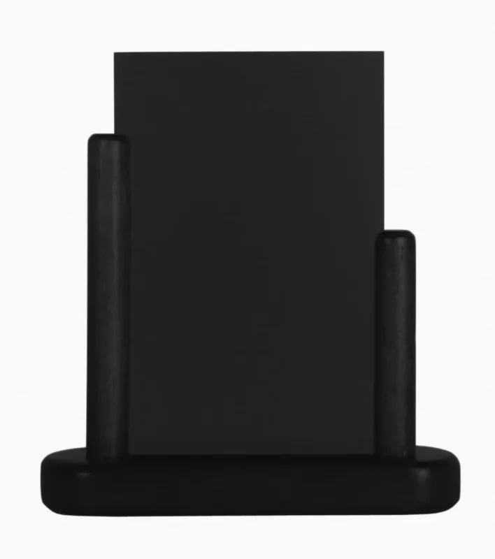 Chevalet de table rectangulaire noir 17x15,5x5 cm Classique Securit Solde