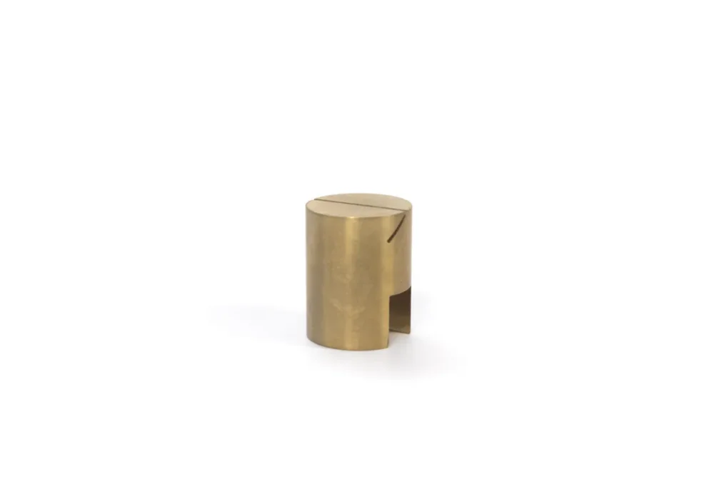 Livraison Express Porte-étiquette laiton or Ø 3 cm 3,8 cm Flow Craster