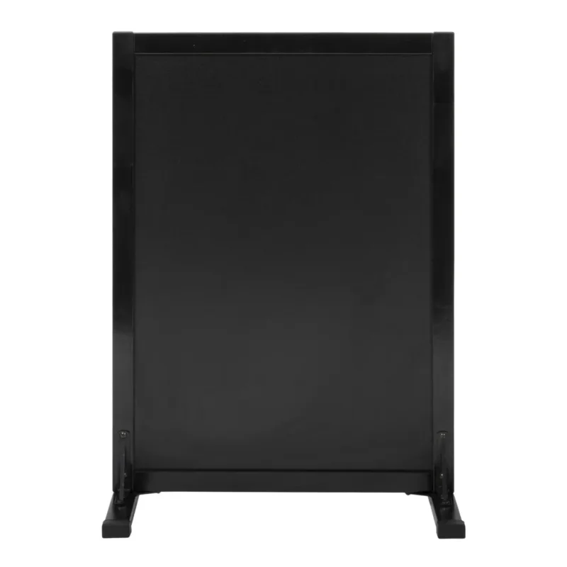 Petit Prix Chevalet de trottoir noir 78x56x40 cm Woody Securit