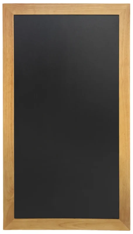 Ardoise murale rectangulaire noir 100x56 cm Classique Securit Dernier Modèle