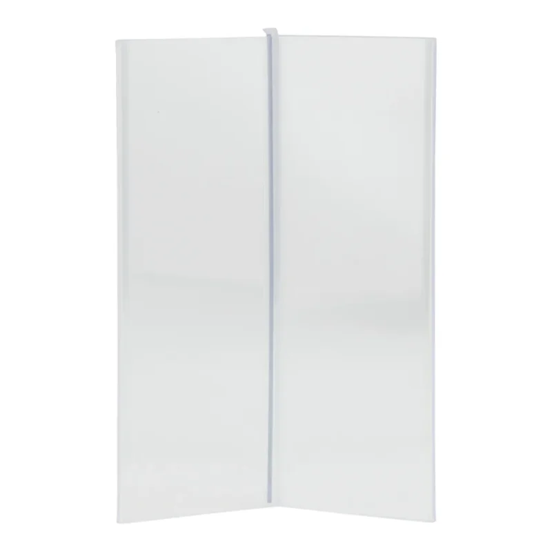 Réduction Chevalet porte-affiche 3 faces droit 15x9,5x9,5 cm Acrylic Securit