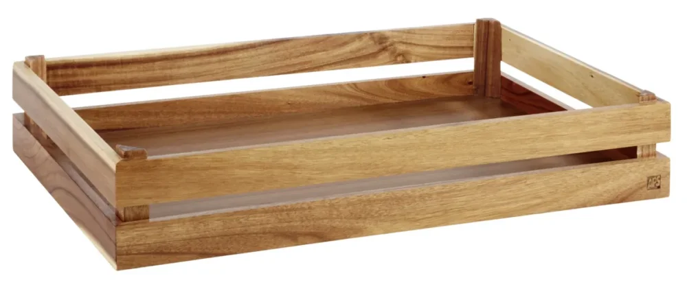 Caisse GN1/1 bois 55,5x35x10,5 cm Superbox Aps Petit Prix