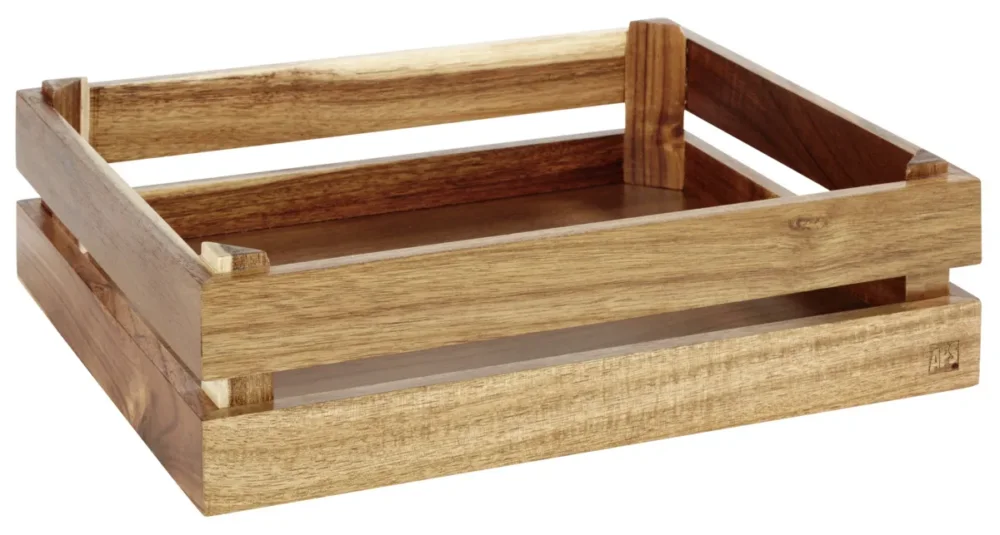 Caisse GN1/2 bois 35x29x10,5 cm Superbox Aps Commander Maintenant