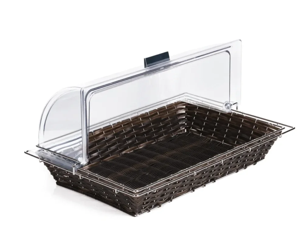 Panier GN 1/1 avec cadre polypropylène (pp) noir 56,5x36x10 cm Gn Line Aps Commander Maintenant