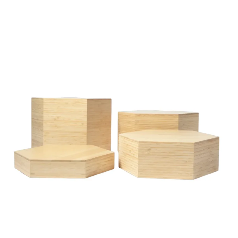 Set de 4 réhausses bambou 30x26 cm Oxstal Pro.mundi Marque