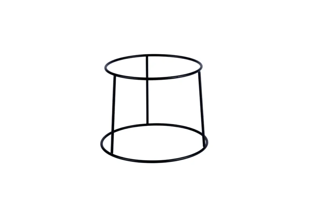 Nouveauté Rehausse acier noir Ø 24,2 cm 18 cm Naro Pro.mundi